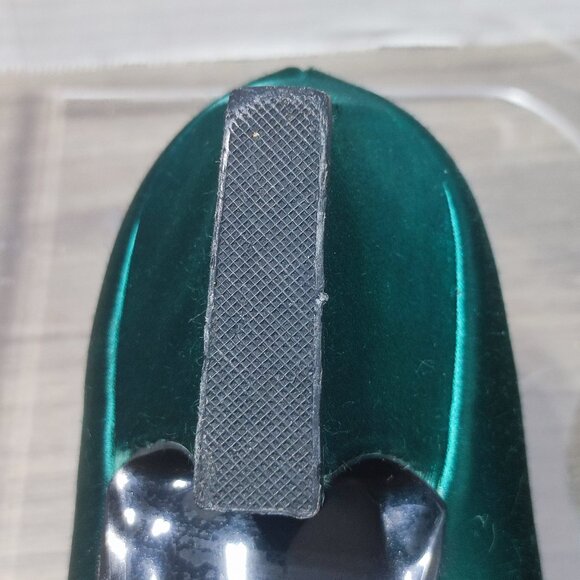 Sophia Lacey Low Heel Pumps Sz 7 Green Pointed Toe Comfort Dressy Career Heels - Picture 13 of 13